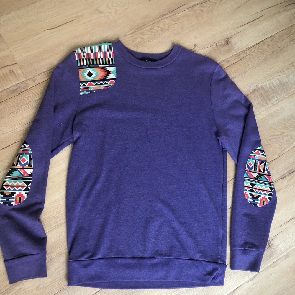 Topmans Mens Purple Sweater size small